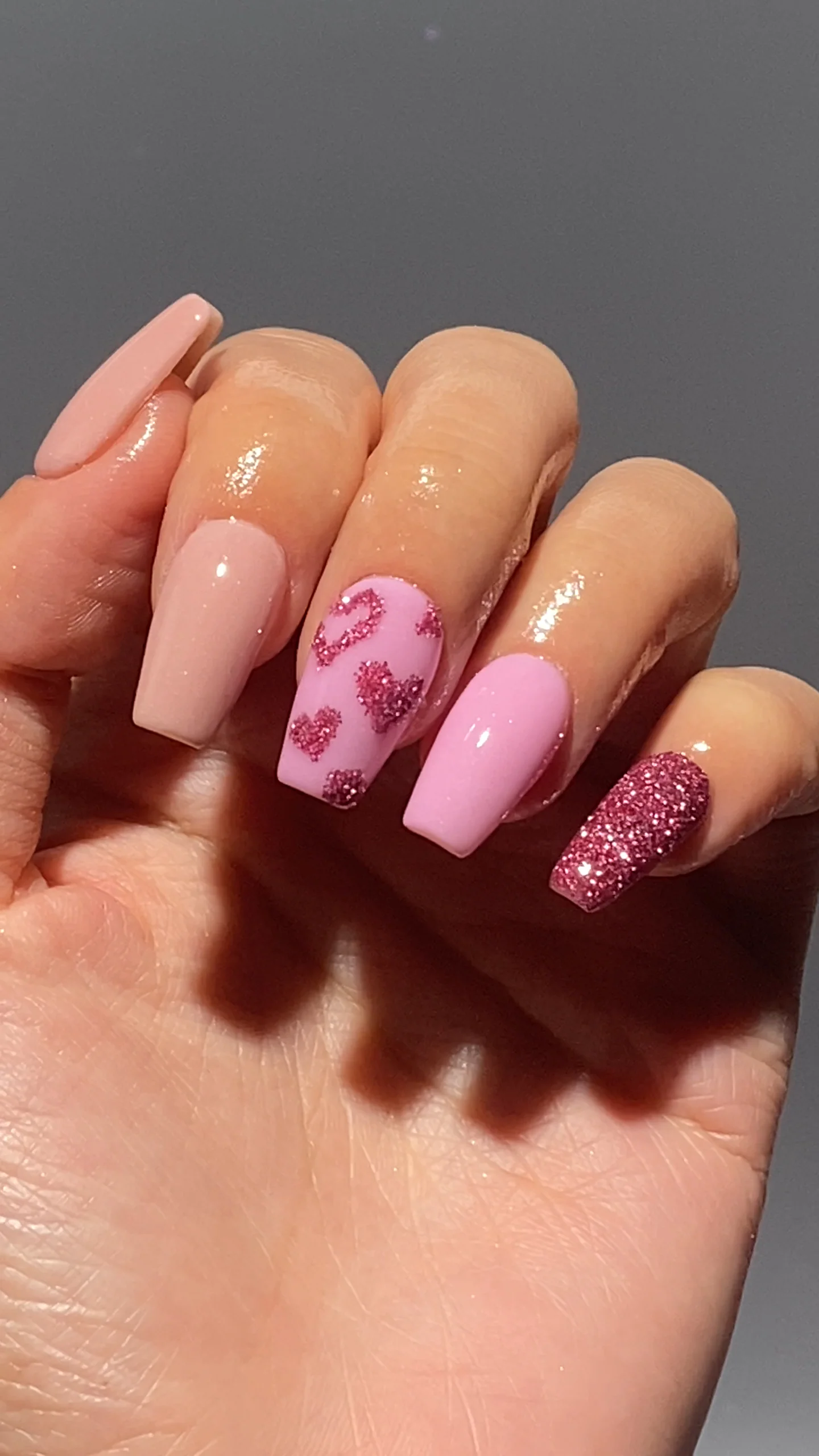 Blushing Hearts Glitter