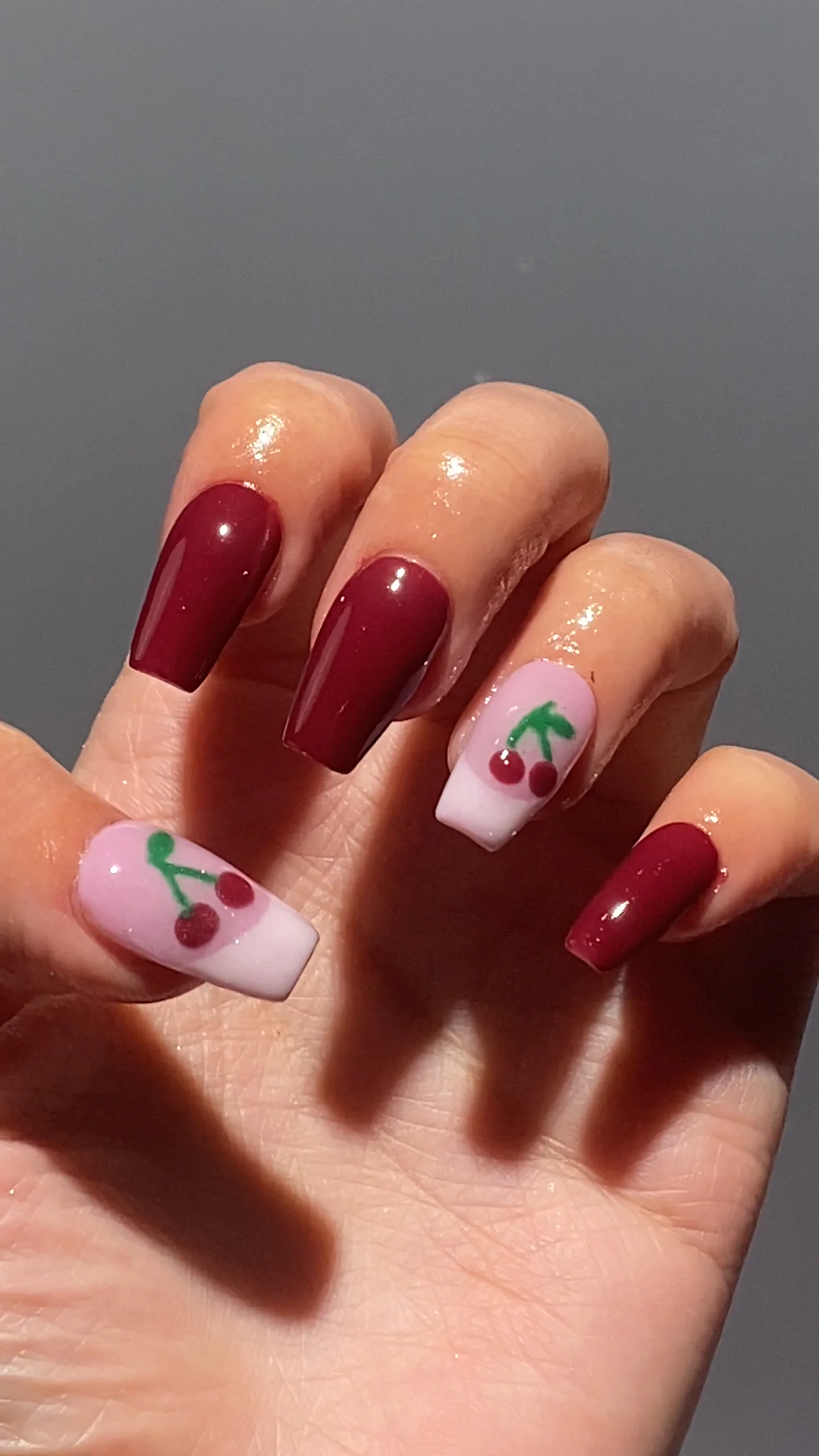 Burgundy Bliss Cherry Charm